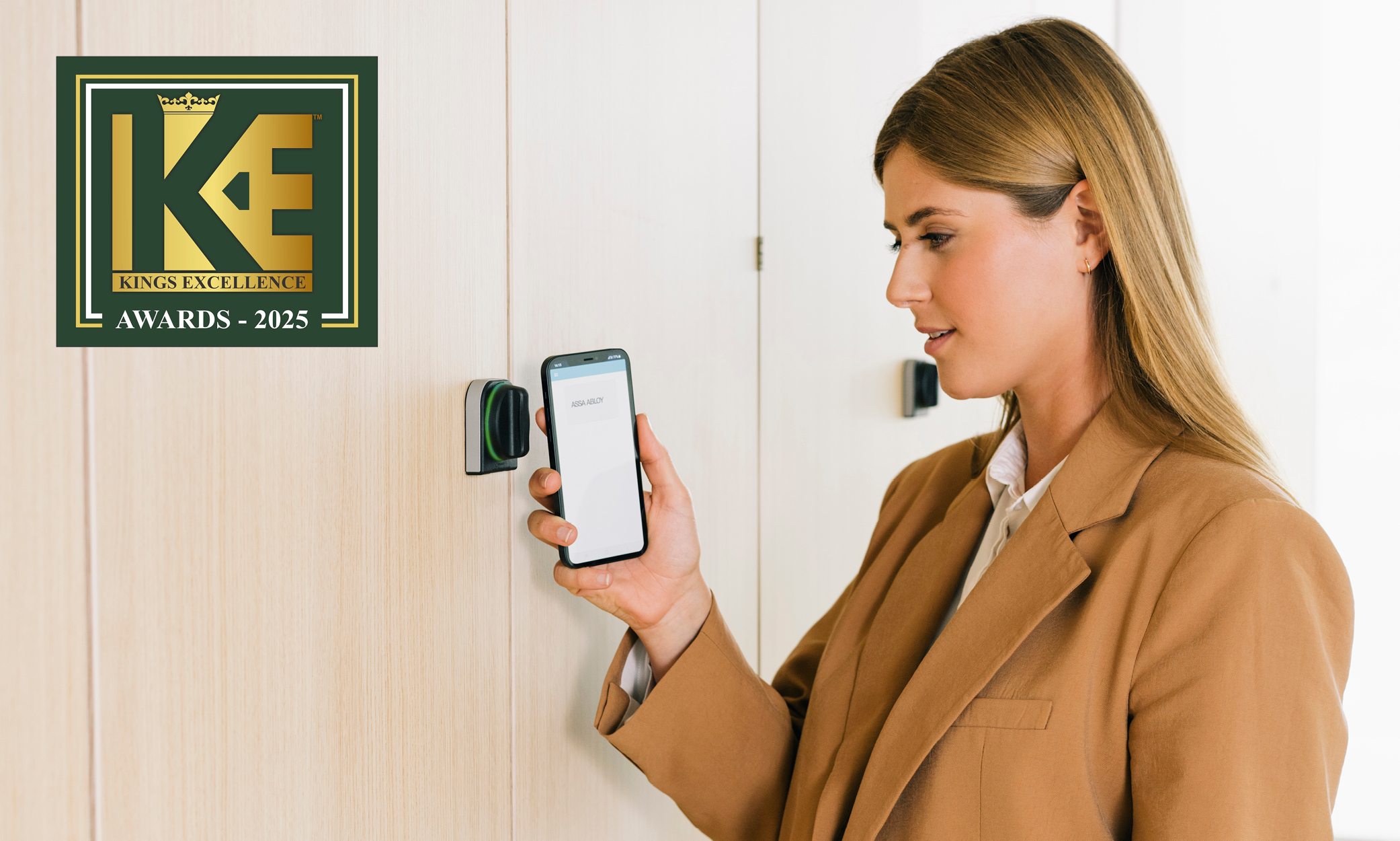 Intelligent, wireless cabinet lock wins a prestigious design award